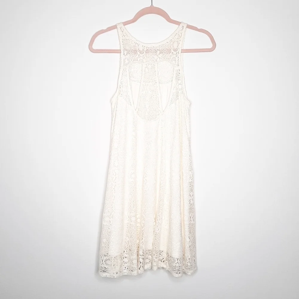 Free People Ivory Endless Leave Dress XS